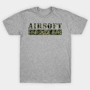 Airsoft Player (Camo Design) T-Shirt